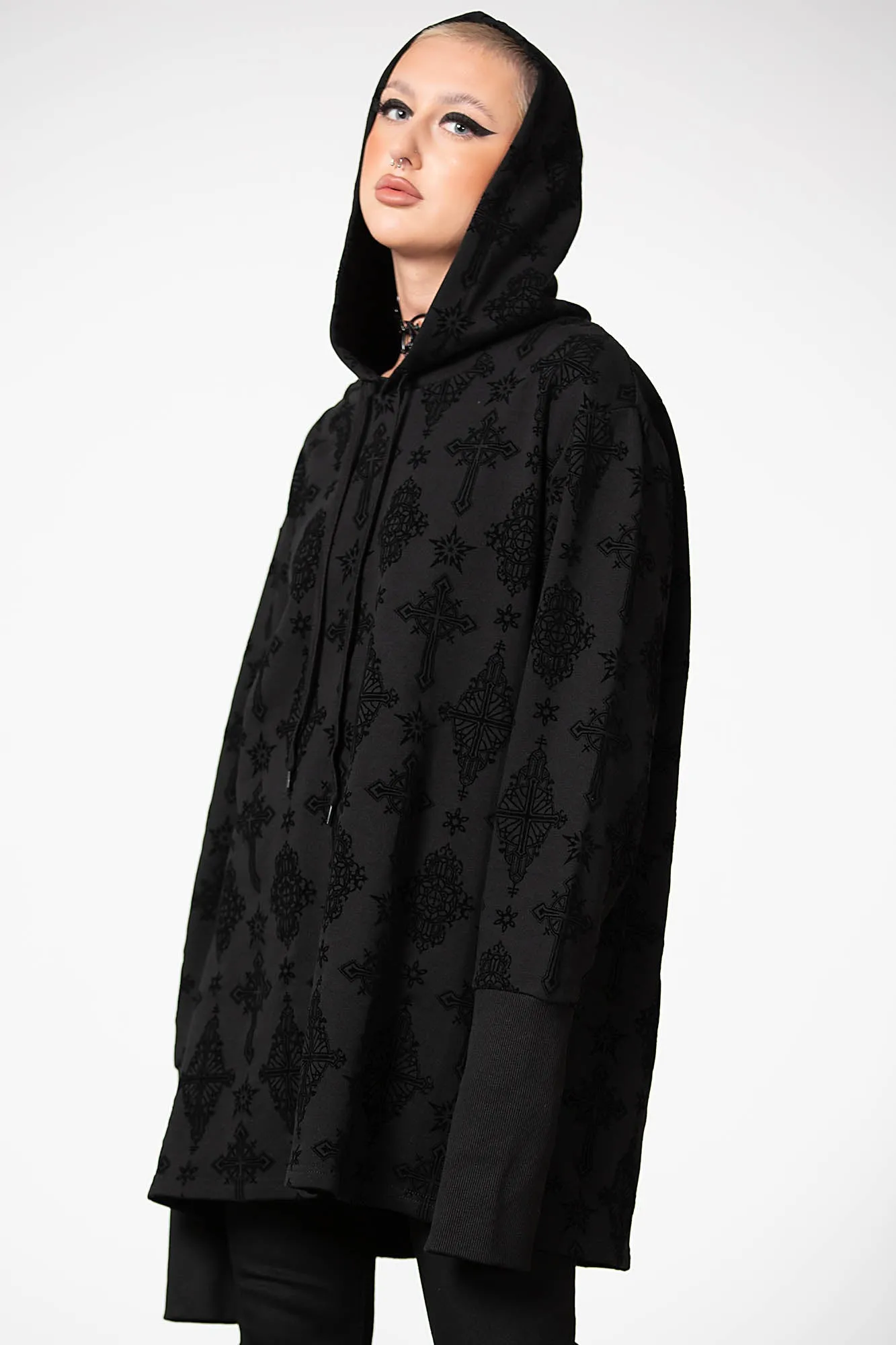 Atomas Pull-Over Hoodie sold by Killstar