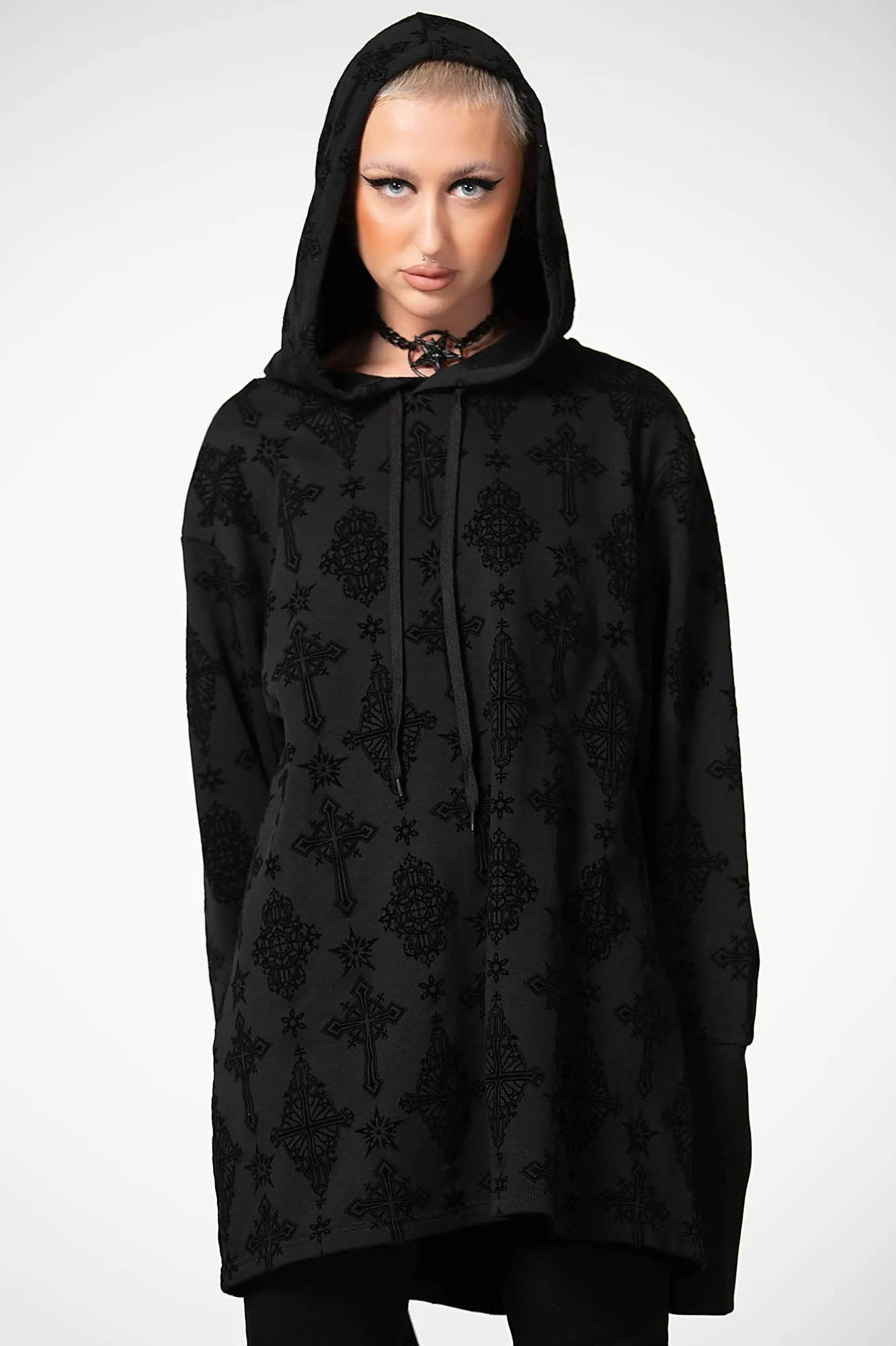 Atomas Pull-Over Hoodie sold by Killstar product image thumbnail 2