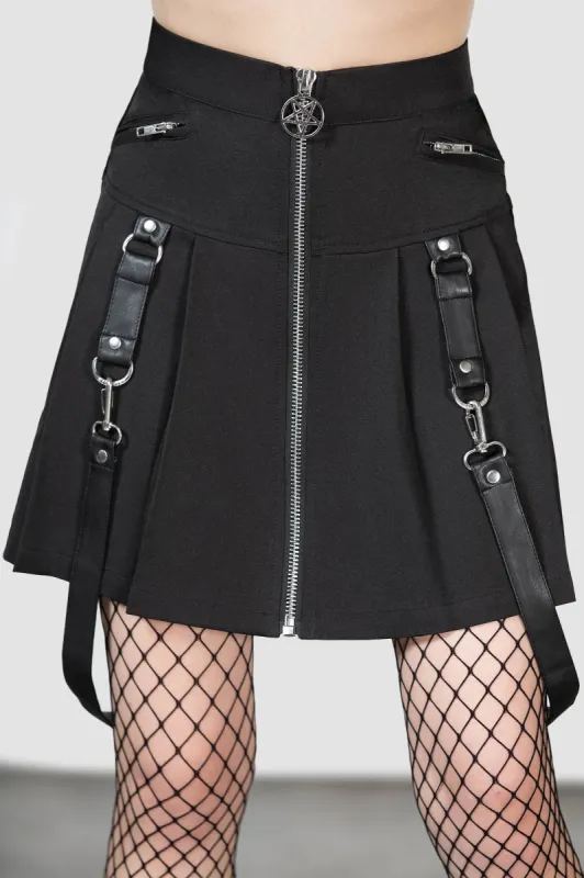 Blaire B*tch Mini Skirt [B] - Resurrect sold by Killstar