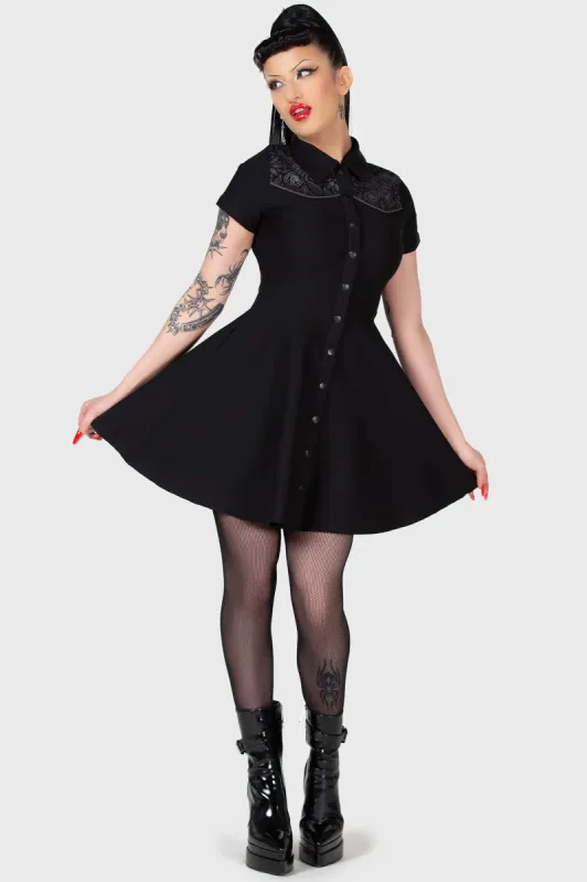 No Where's Ville Skater Dress sold by Killstar