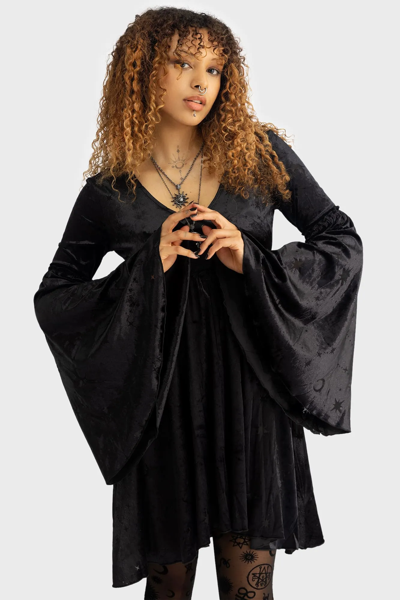 Coma Star Mini Dress sold by Killstar product image thumbnail 3