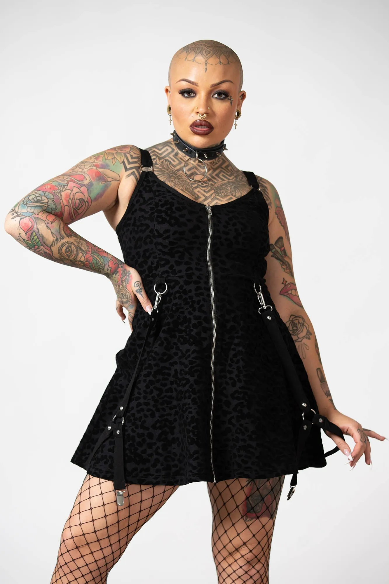Feelin Purrty Skater Dress sold by Killstar product image thumbnail 3