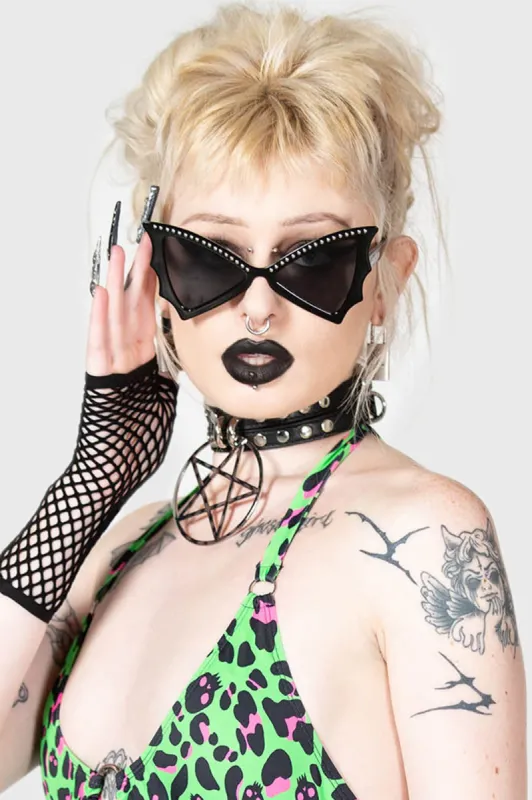Bat Crazy Sunglasses made by Killstar