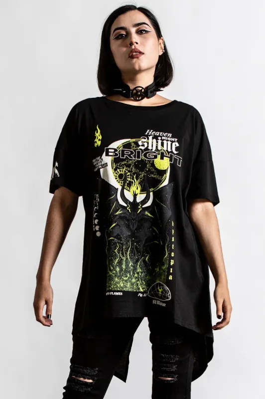 Shine Bright Split Top sold by Killstar