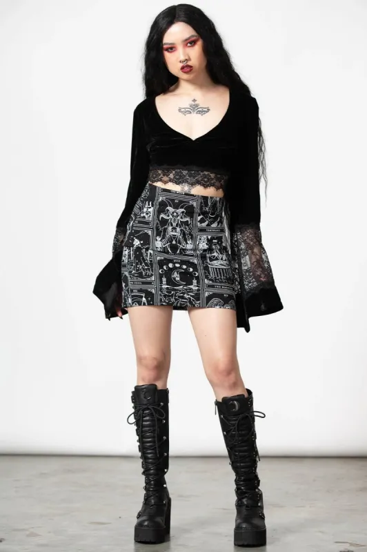 Spiritual Guide Mini Skirt Resurrect sold by Killstar
