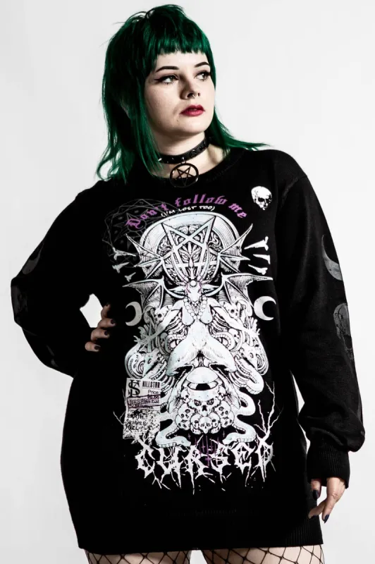 Cursed Knit Sweater sold by Killstar
