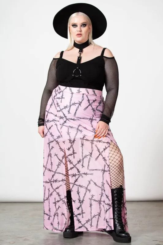 Waxwork Midi Skirt [PLUS] Resurrect sold by Killstar