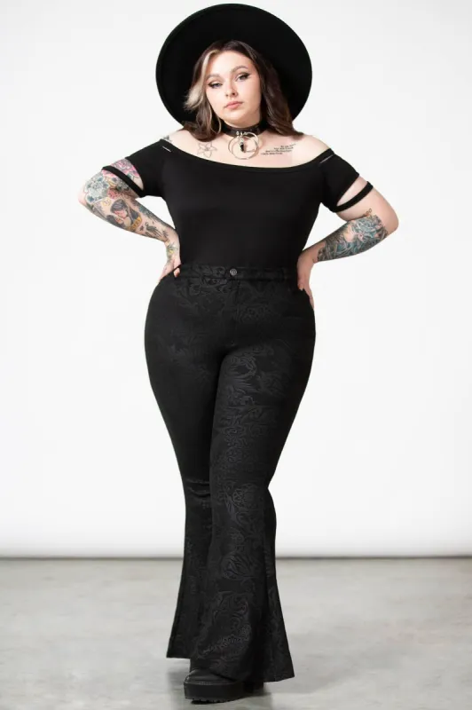 Black Lily Bell Bottoms [PLUS] Resurrect sold by Killstar