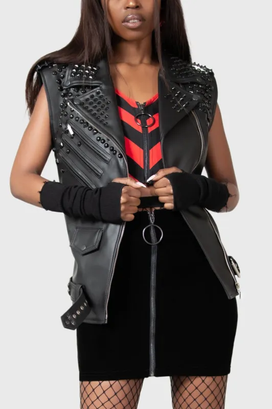 Total Rush Mini Skirt [B] sold by Killstar