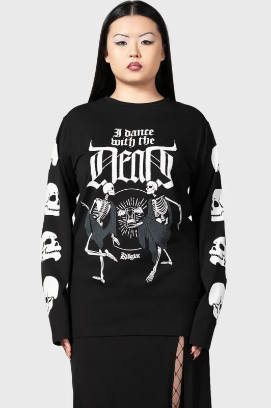 Deathdanse Long Sleeve Top Resurrect sold by Killstar