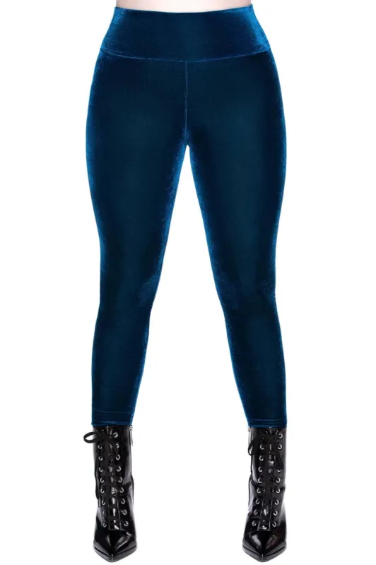 Hematite Leggings [SAPPHIRE] Resurrect sold by Killstar