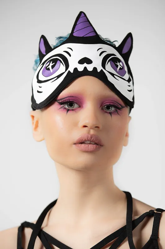 Unicorn Sleep Mask Resurrect sold by Killstar