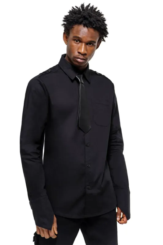 Fright Night Button-Up Shirt sold by Killstar