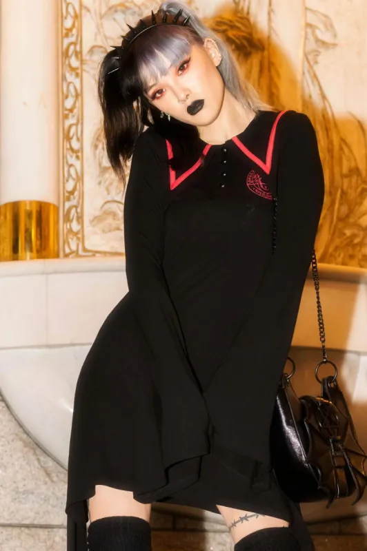 En-Crypted Collar Dress Resurrect made by Killstar