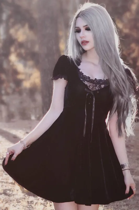 Heather Babydoll Dress Resurrect sold by Killstar