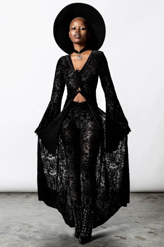 Inferno Velvet Duster Resurrect sold by Killstar