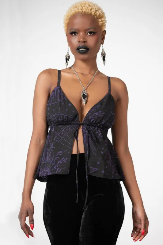 Pendant Chiffon Top sold by Killstar