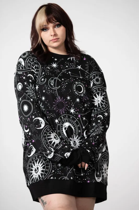 Corvus Lounge Sweatshirt [PLUS] sold by Killstar