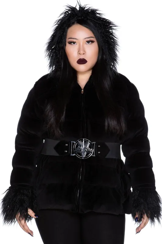 Gates Of Hell Hooded Coat [PLUS] Resurrect sold by Killstar