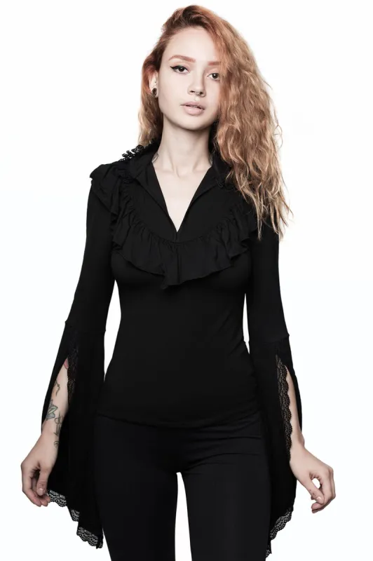 Memento Mori Long Sleeve Top Resurrect sold by Killstar
