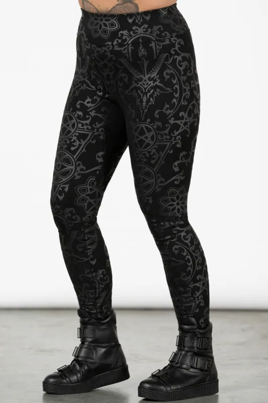 Light Speed Leggings Resurrect sold by Killstar