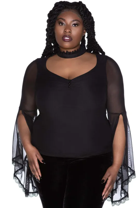 Bloodfeast Long Sleeve Top [PLUS] Resurrect sold by Killstar