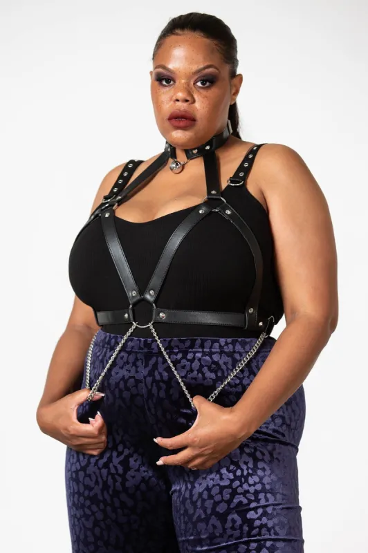 Madam Meow Harness [PLUS] sold by Killstar