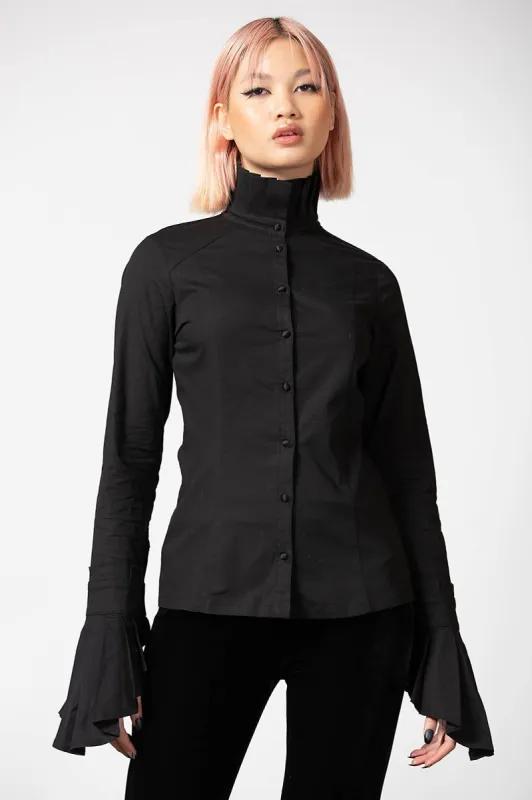 Feronia Button-Up Shirt Resurrect sold by Killstar