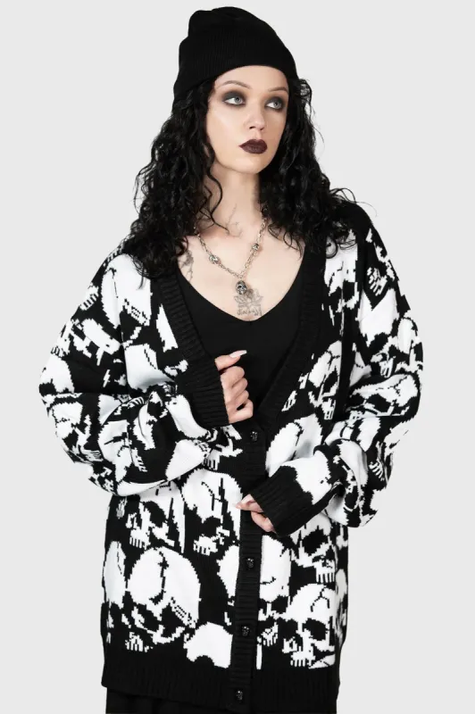 Bone Idle Cardigan Resurrect sold by Killstar