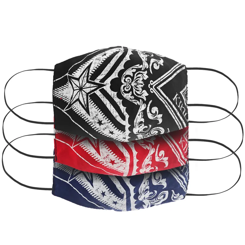 Star Bandana Fabric Face Mask sold by King Baby Studio