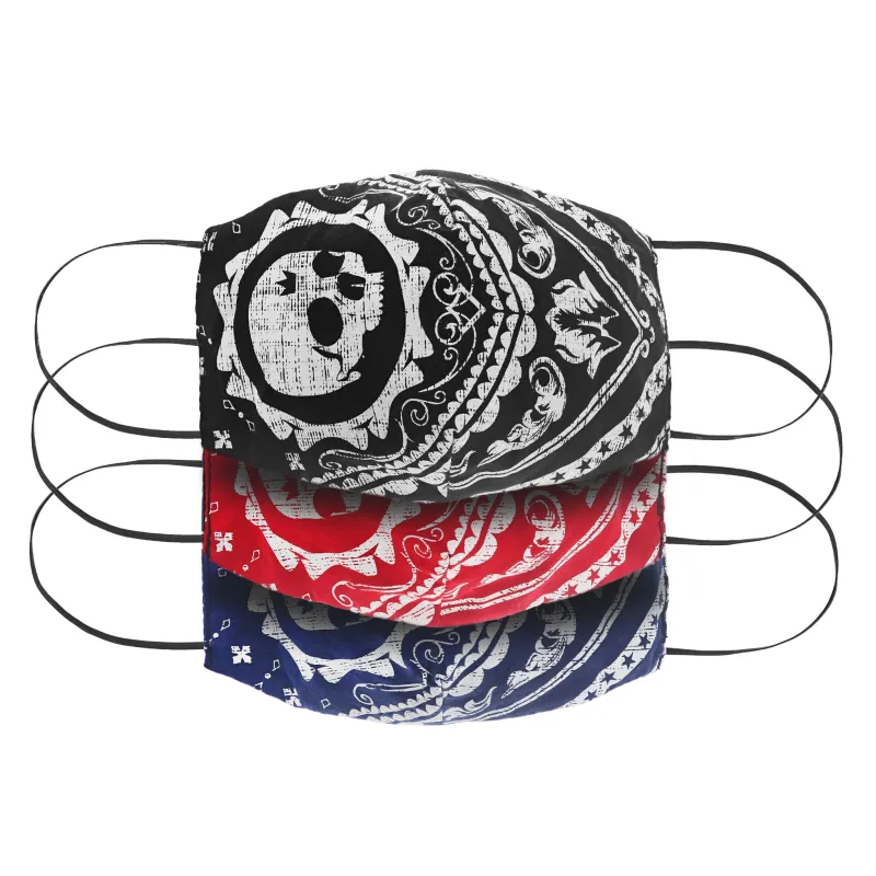 Skull Bandana Fabric Face Mask sold by King Baby Studio