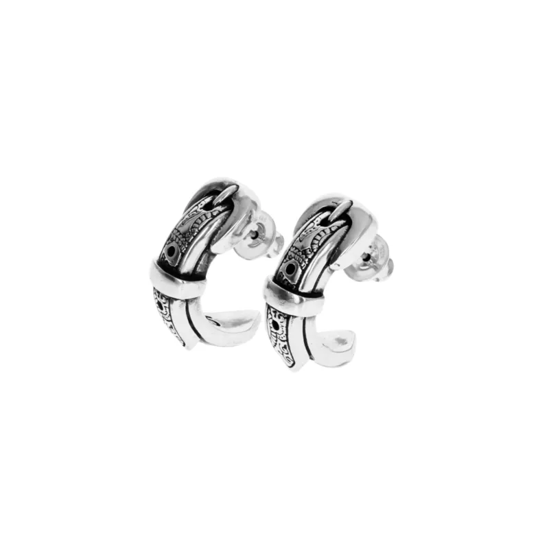 Paisley Belt Earrings made by King Baby Studio