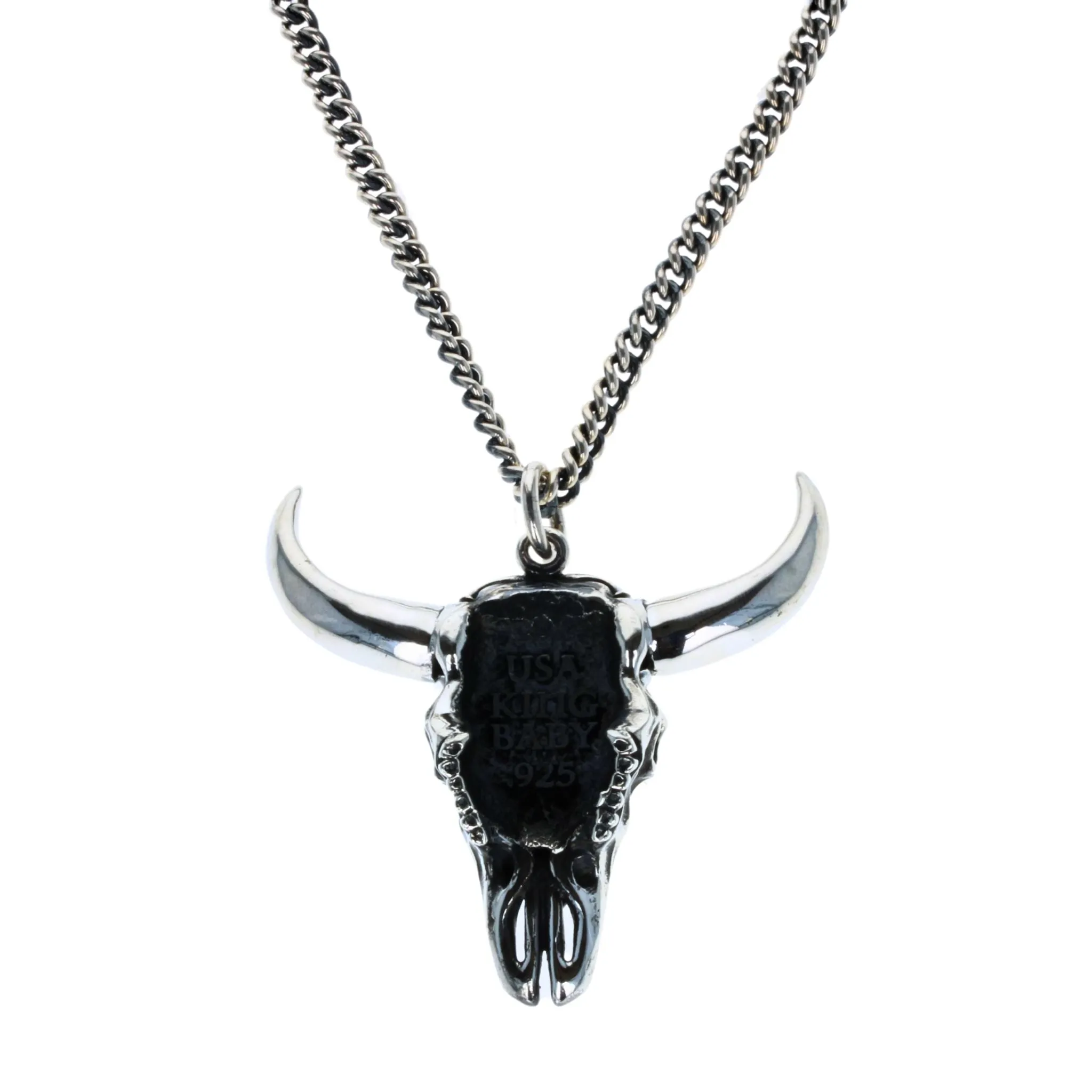 Buffalo Skull Pendant sold by King Baby Studio product image thumbnail 3
