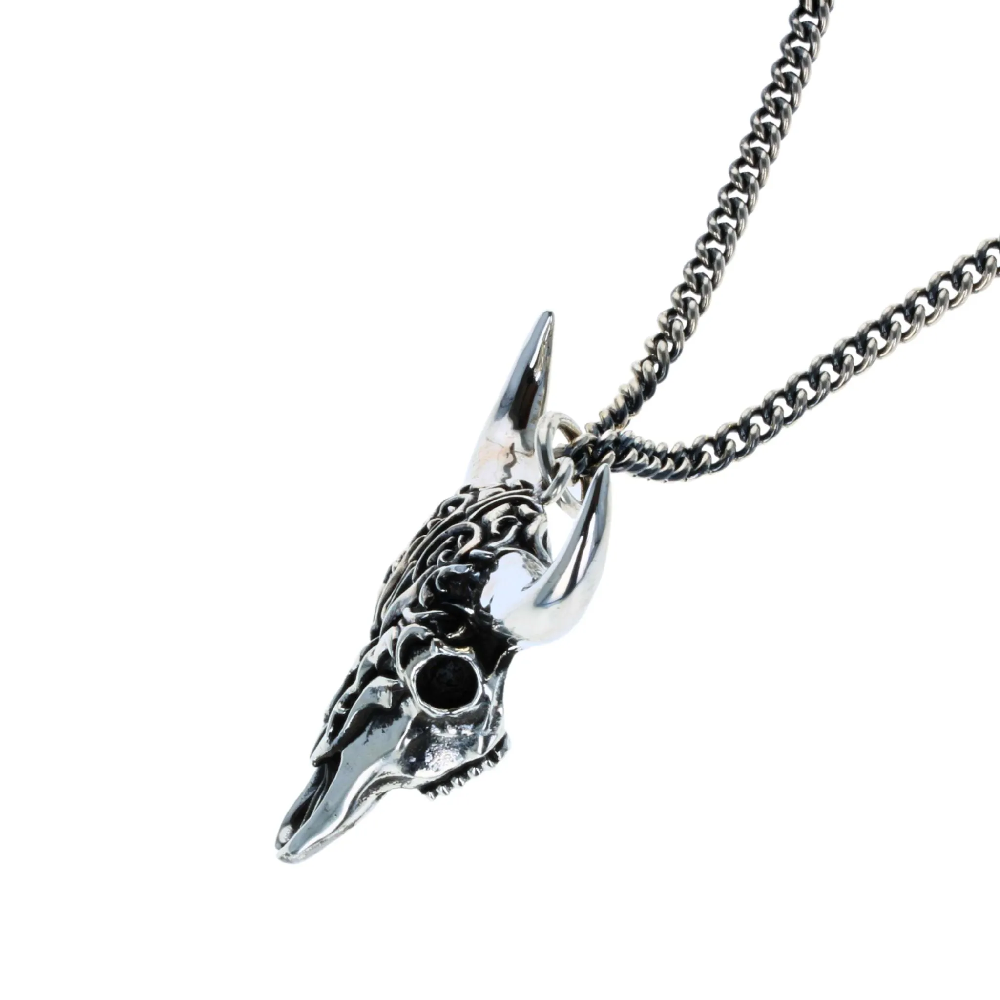 Buffalo Skull Pendant sold by King Baby Studio product image thumbnail 2