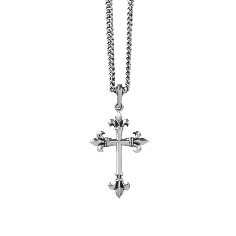 Big FDL Cross Pendant sold by King Baby Studio