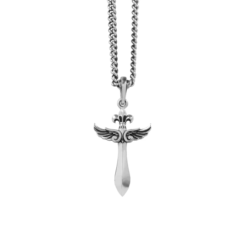 Big Dagger Winged Cross sold by King Baby Studio