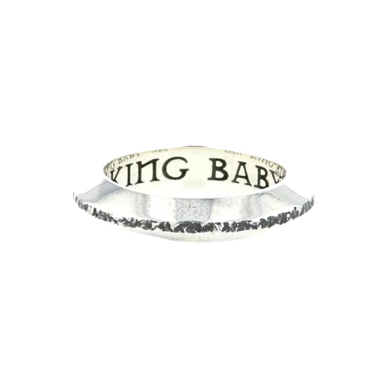 Chamfered Stackable Ring sold by King Baby Studio