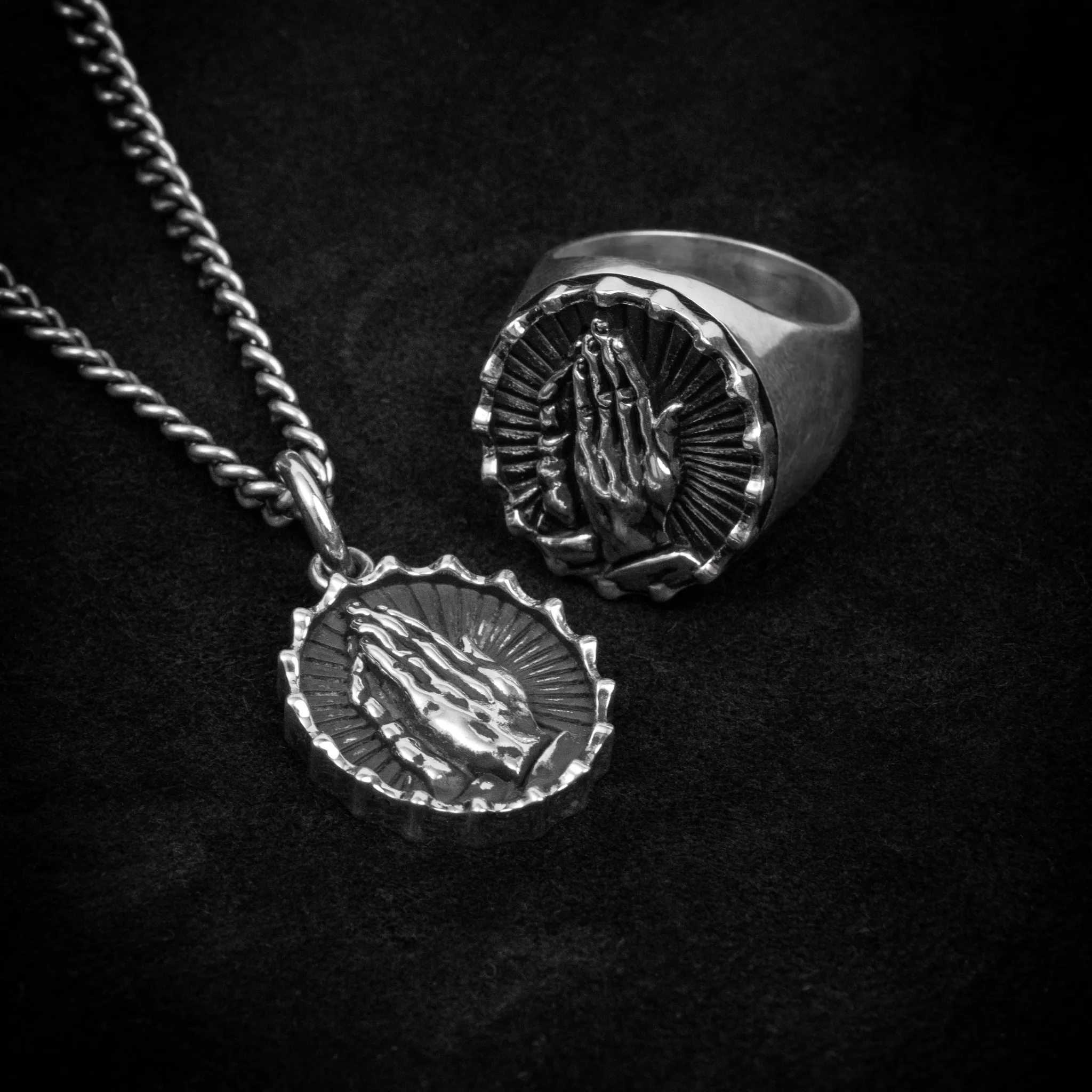Praying Hands Pendant sold by King Baby Studio product image thumbnail 4