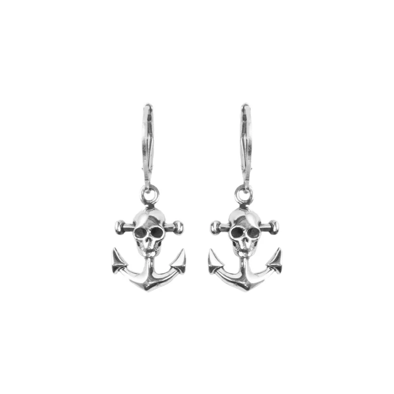 Anchor Skull Earrings sold by King Baby Studio