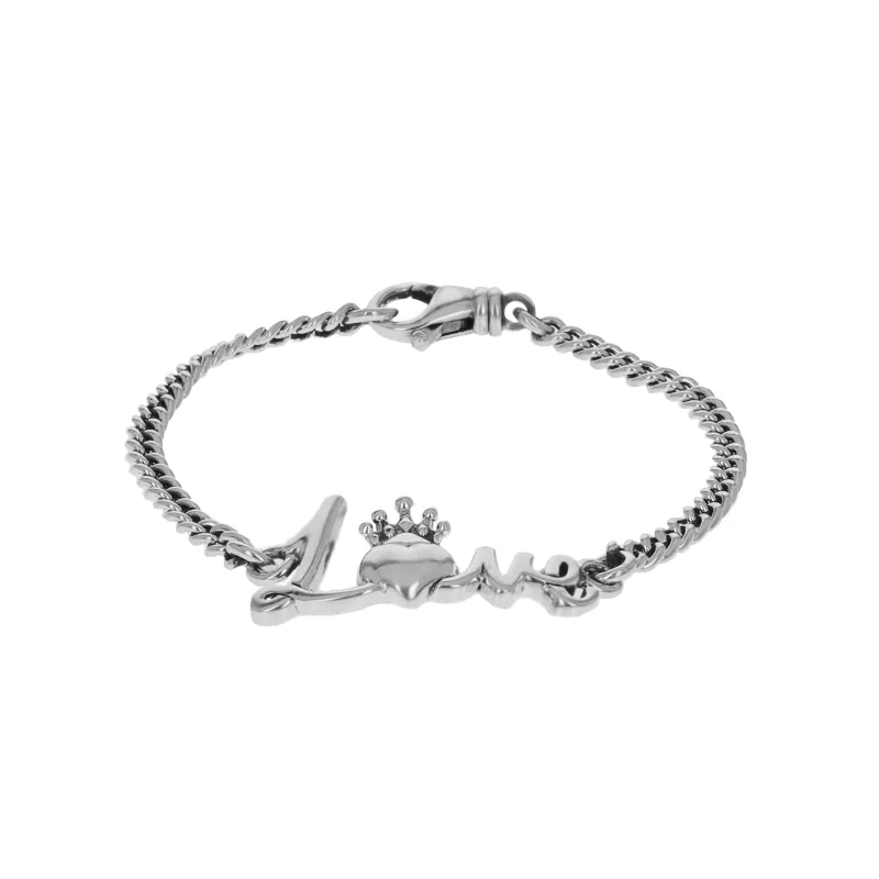 Crowned Heart Love Bracelet sold by King Baby Studio
