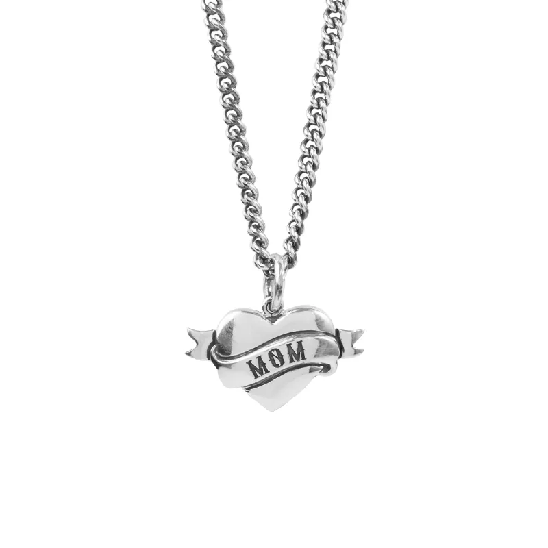 Tattoo Mom Heart Pendant sold by King Baby Studio