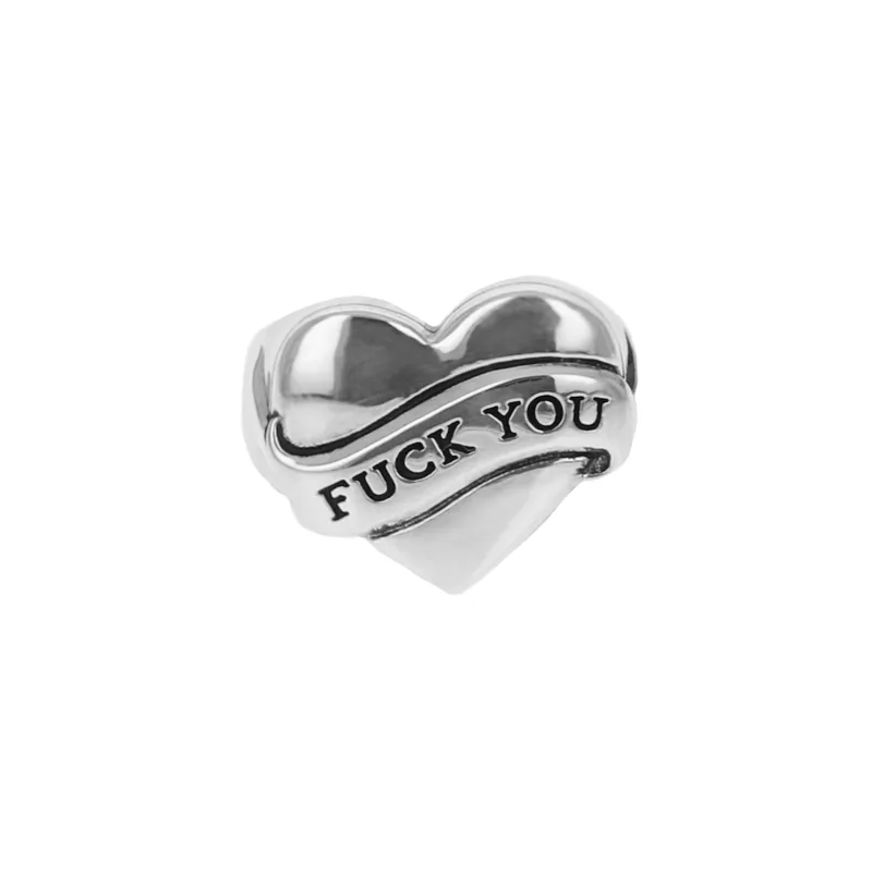 Tattoo Fuck You Heart Ring sold by King Baby Studio