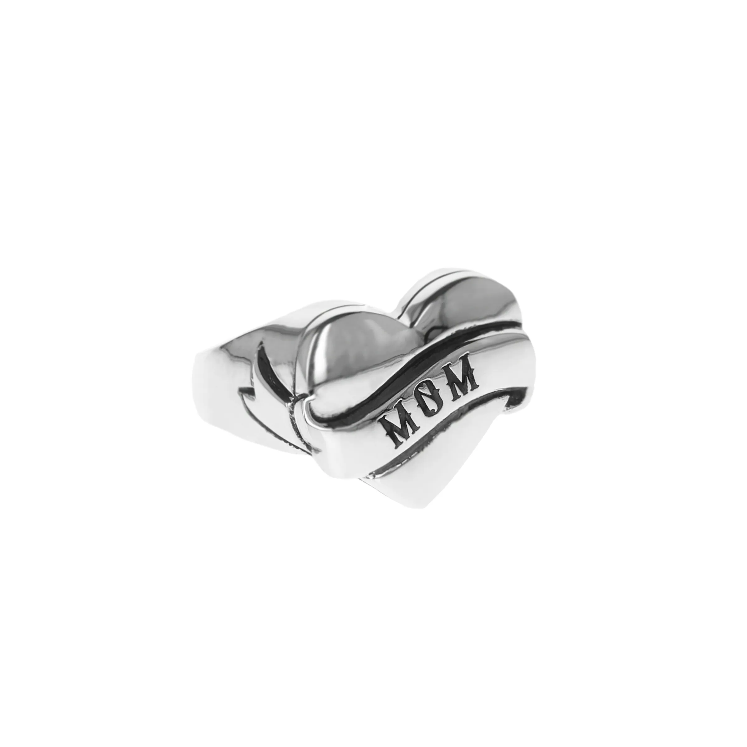 Tattoo Mom Heart Ring sold by King Baby Studio product image thumbnail 2