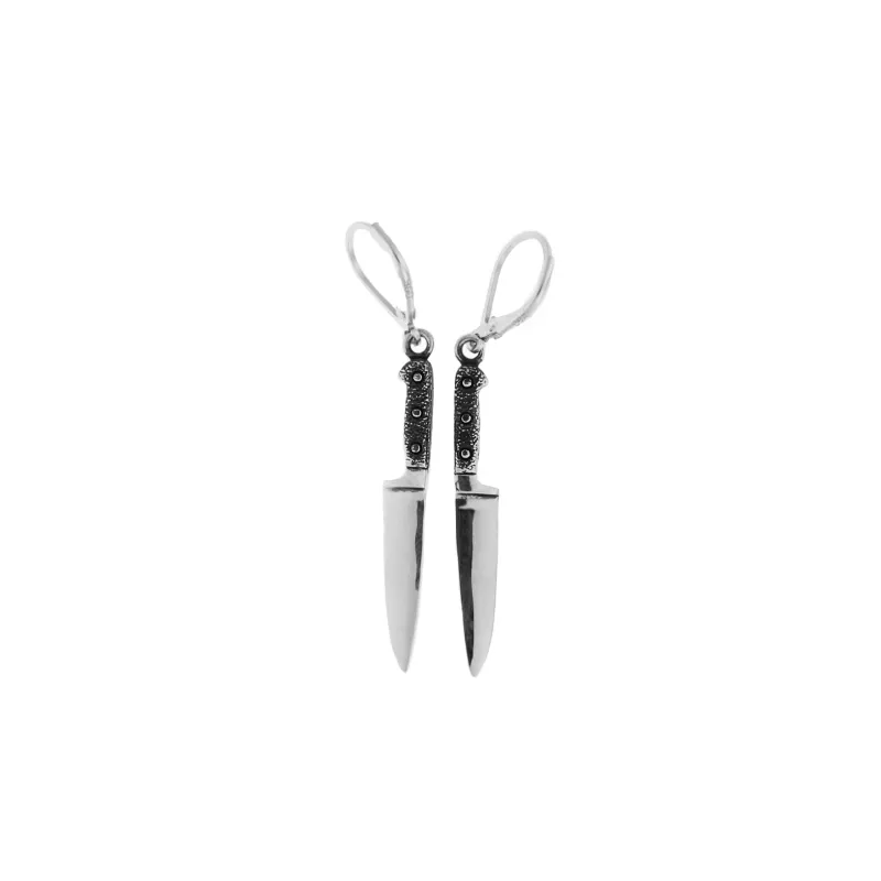 Classic Kitchen Knife Earrings sold by King Baby Studio