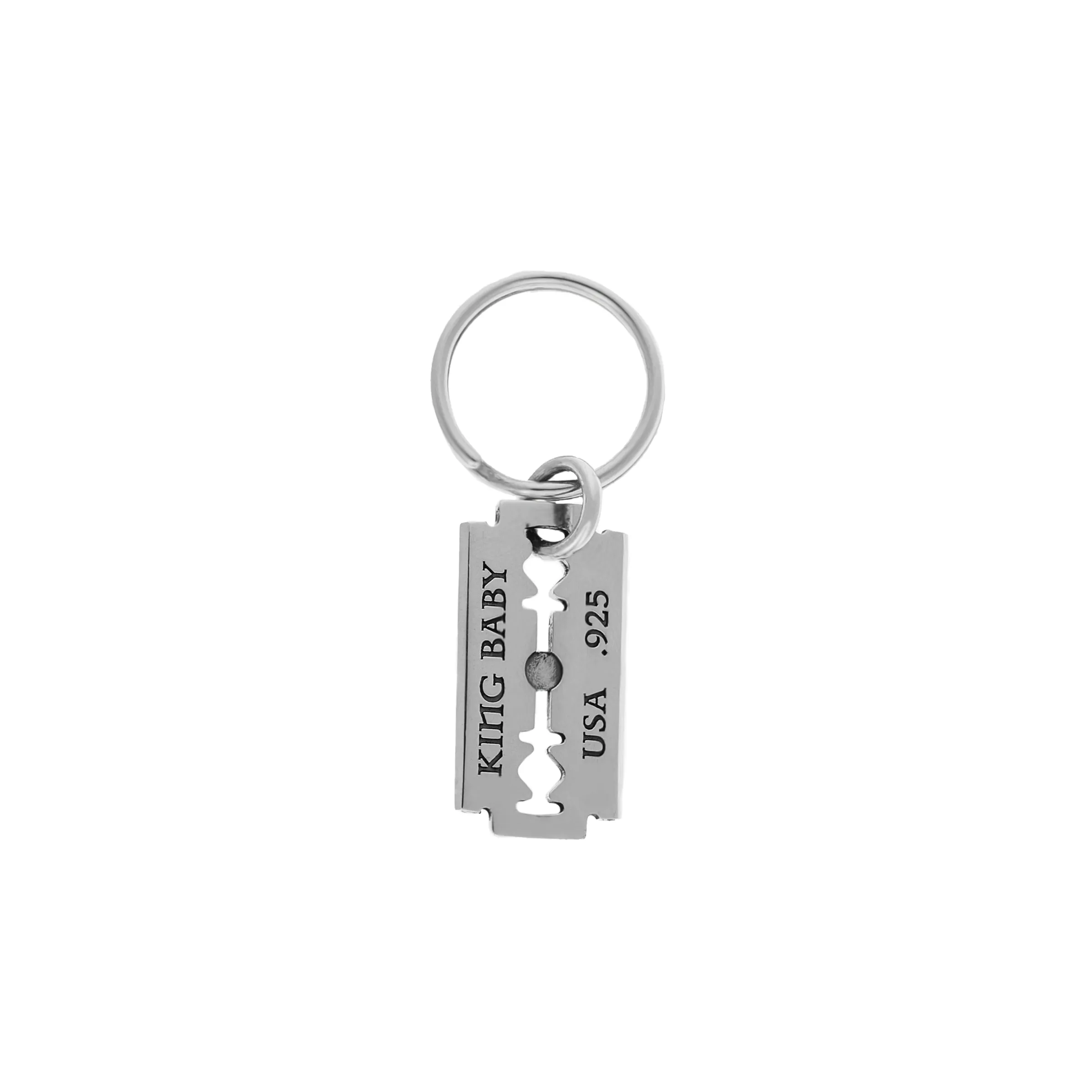 Razor Blade Key Ring sold by King Baby Studio product image thumbnail 2