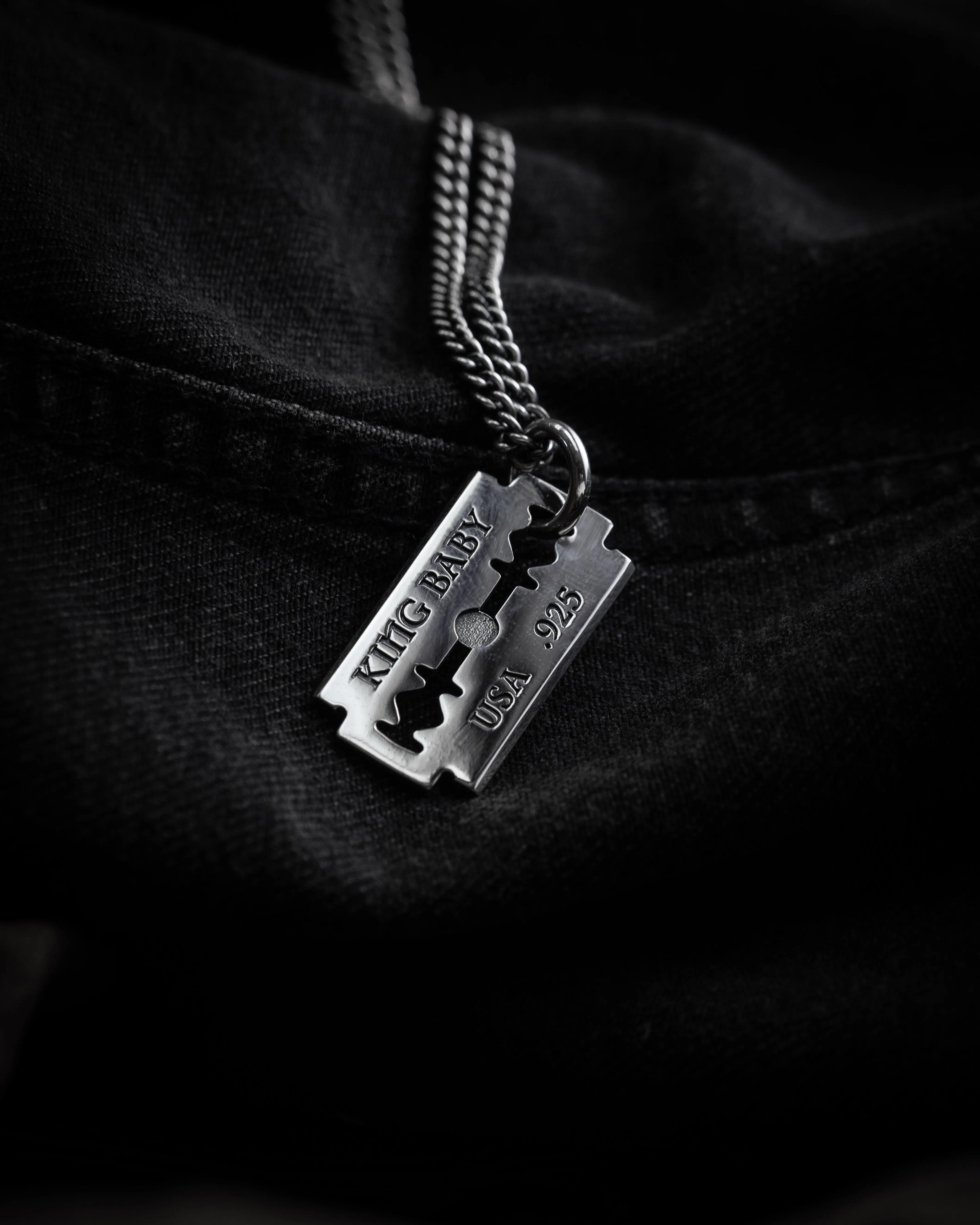 Razor Blade Key Ring sold by King Baby Studio product image thumbnail 4