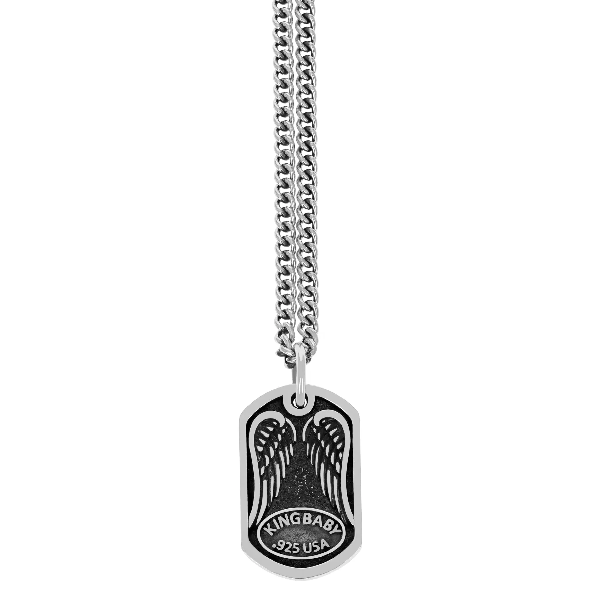 Saint Michael Dog Tag Pendant sold by King Baby Studio product image thumbnail 2