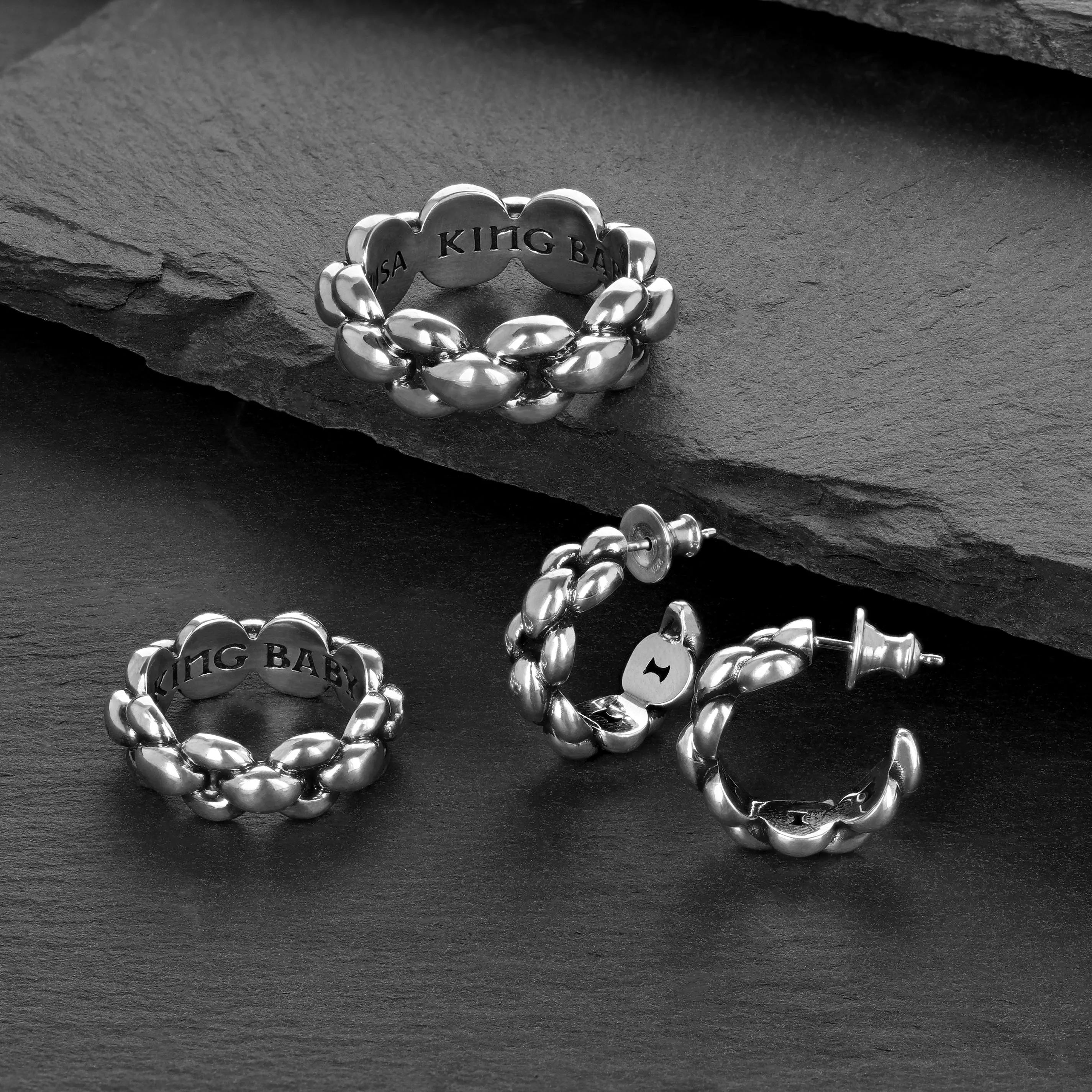 Infinity Link Earrings sold by King Baby Studio product image thumbnail 4