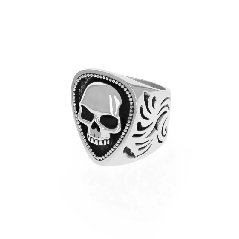 Studded Skull Guitar Pick Ring sold by King Baby Studio