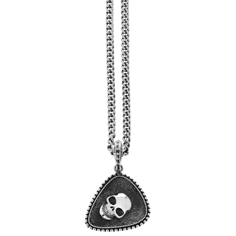 Studded Skull Guitar Pick Pendant sold by King Baby Studio
